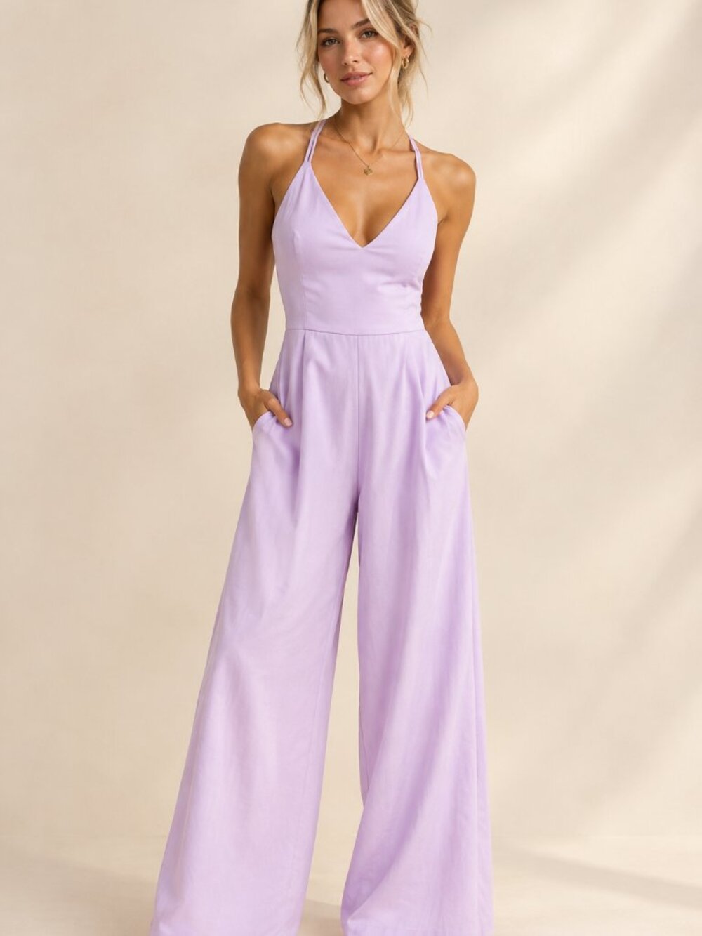 NWT Hutch Strappy Wide-Leg High Rise Elegant Party Jumpsuit Anthropologie Size 2